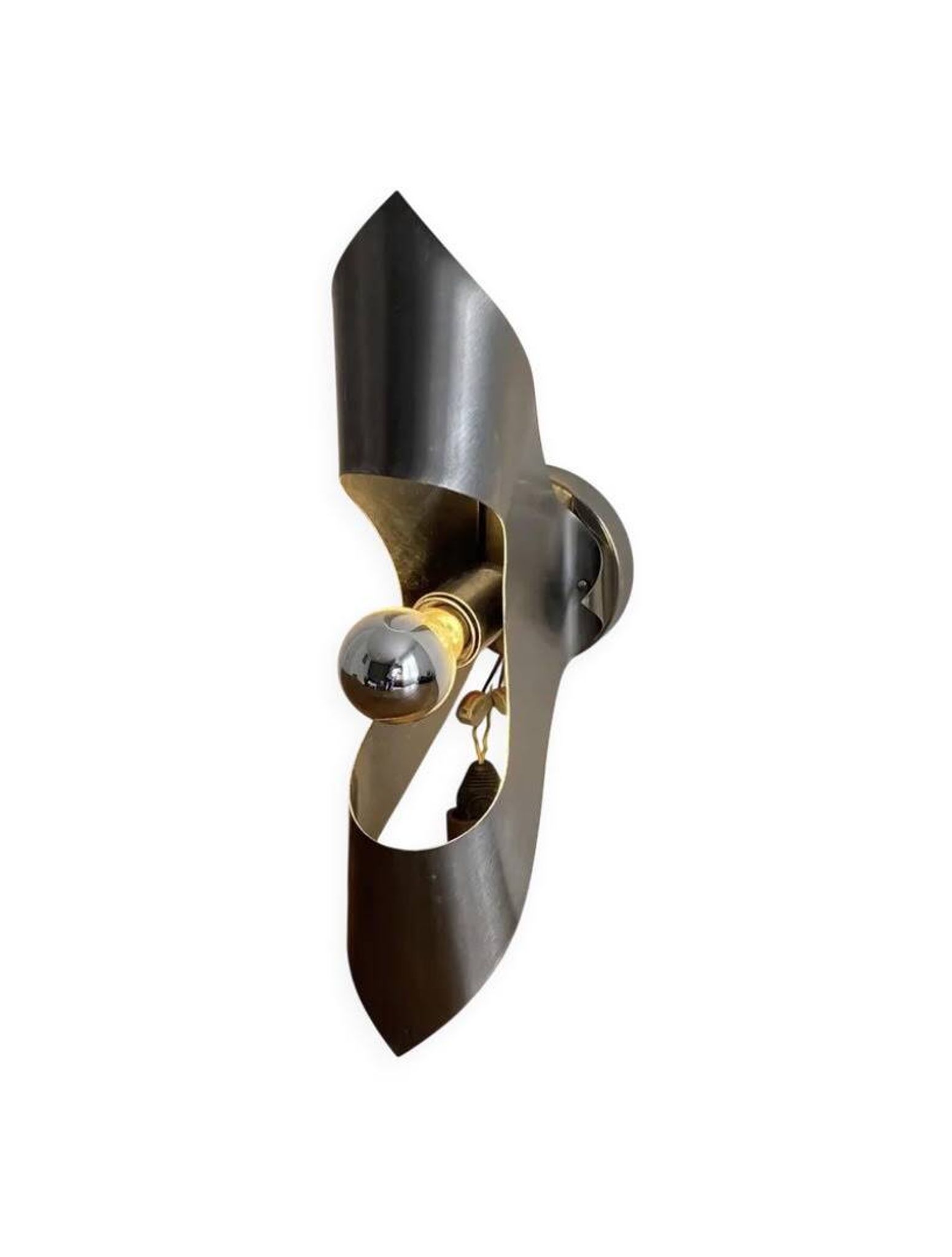 Large Oxar wall light. 1970. Space age. 47x12.