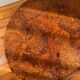 Round coffee table in Elm Burl, Art Deco decorative work - Year 1941