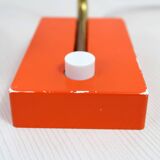 Vintage lamp in orange metal
