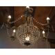 Lustre with glass tassels