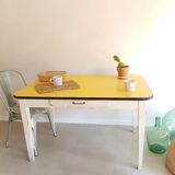 60s kitchen table in wood and formica