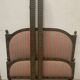 Louis XVI style bed in patinated beech, 20th century