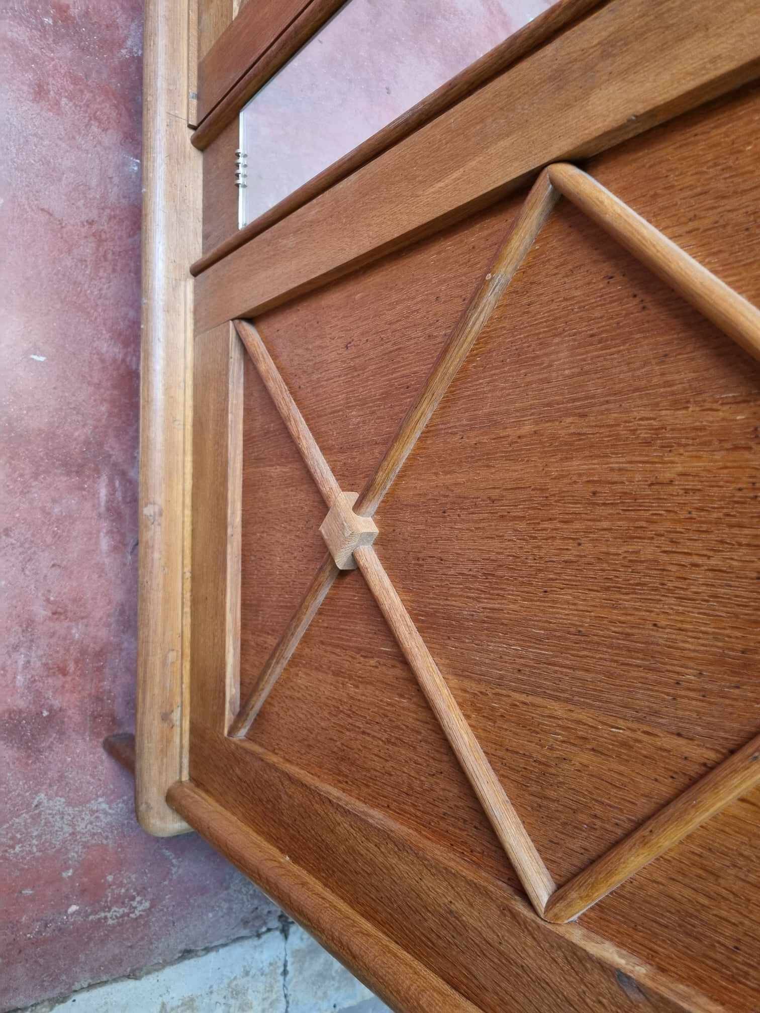 Cross-braced wardrobe