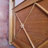 Cross-braced wardrobe