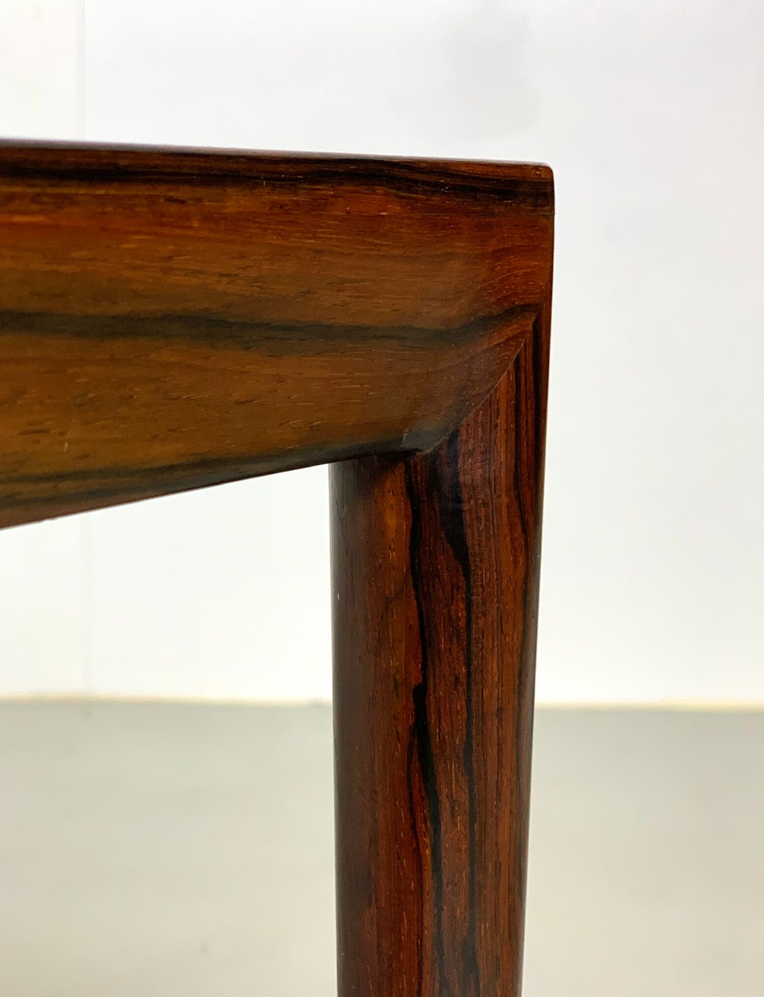 Danish midcentury palisander coffee table by Haslev, 1960s