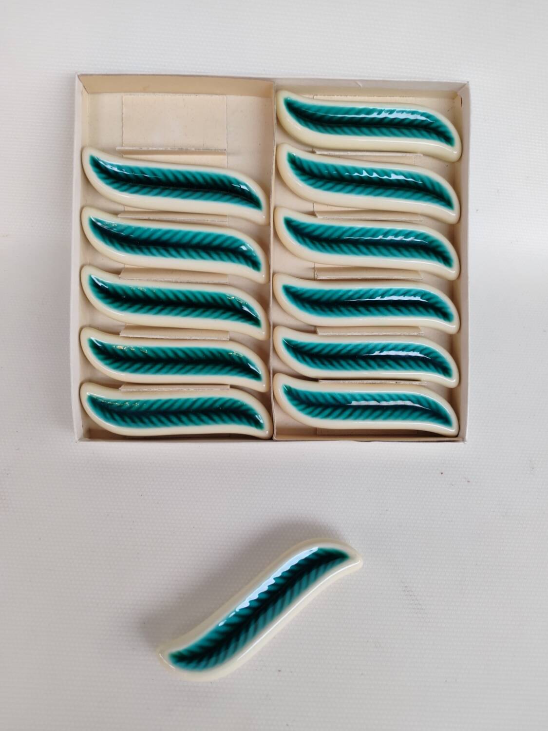 12 ceramic knife holders from Verceram, 1960s.