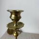 Antique brass candlesticks