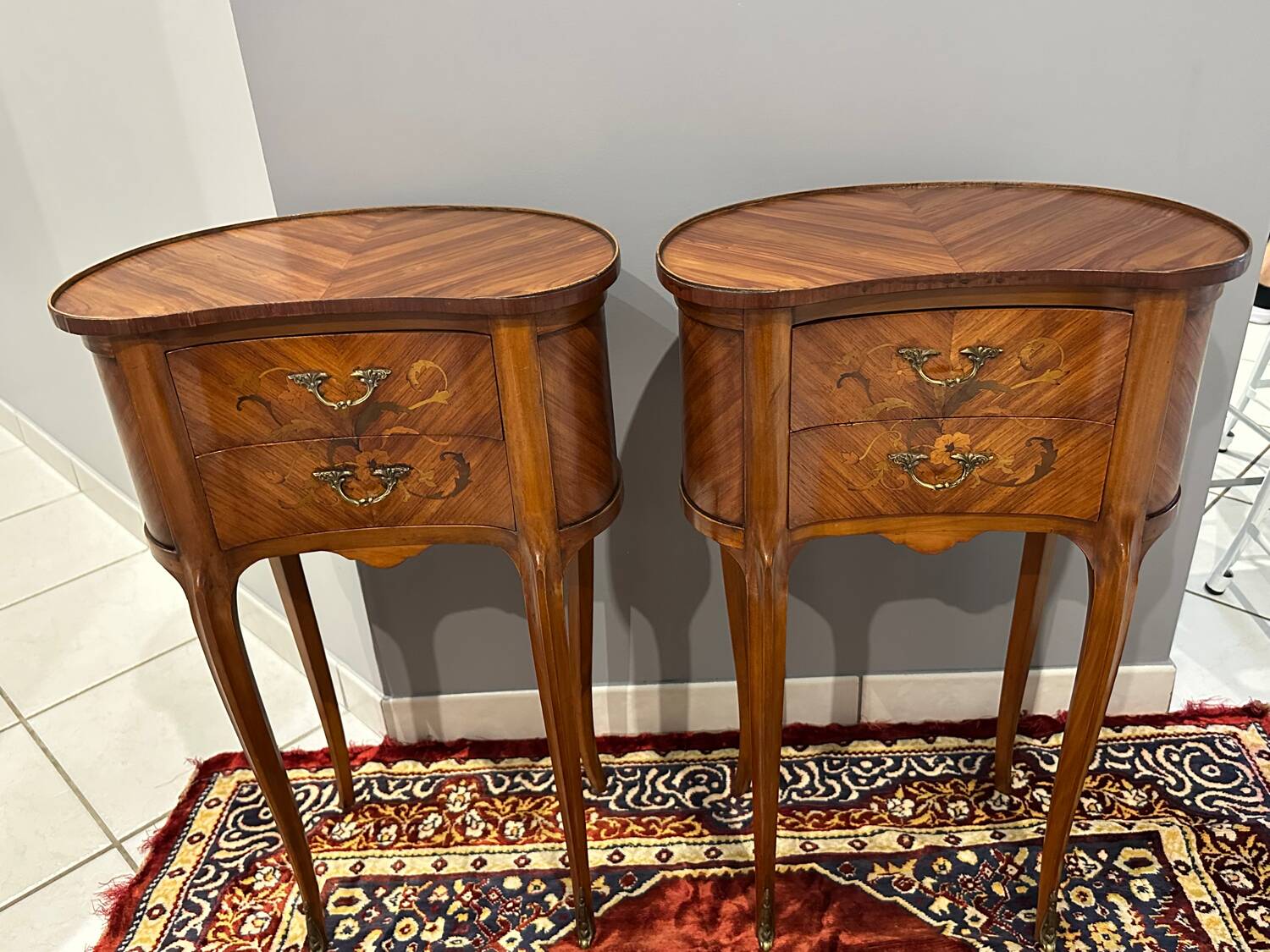 Paire de Chevet  rognon Louis XV