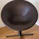 Zanotta Hillroad armchair by Christophe Pillet brown leather Italy 1990 Modern