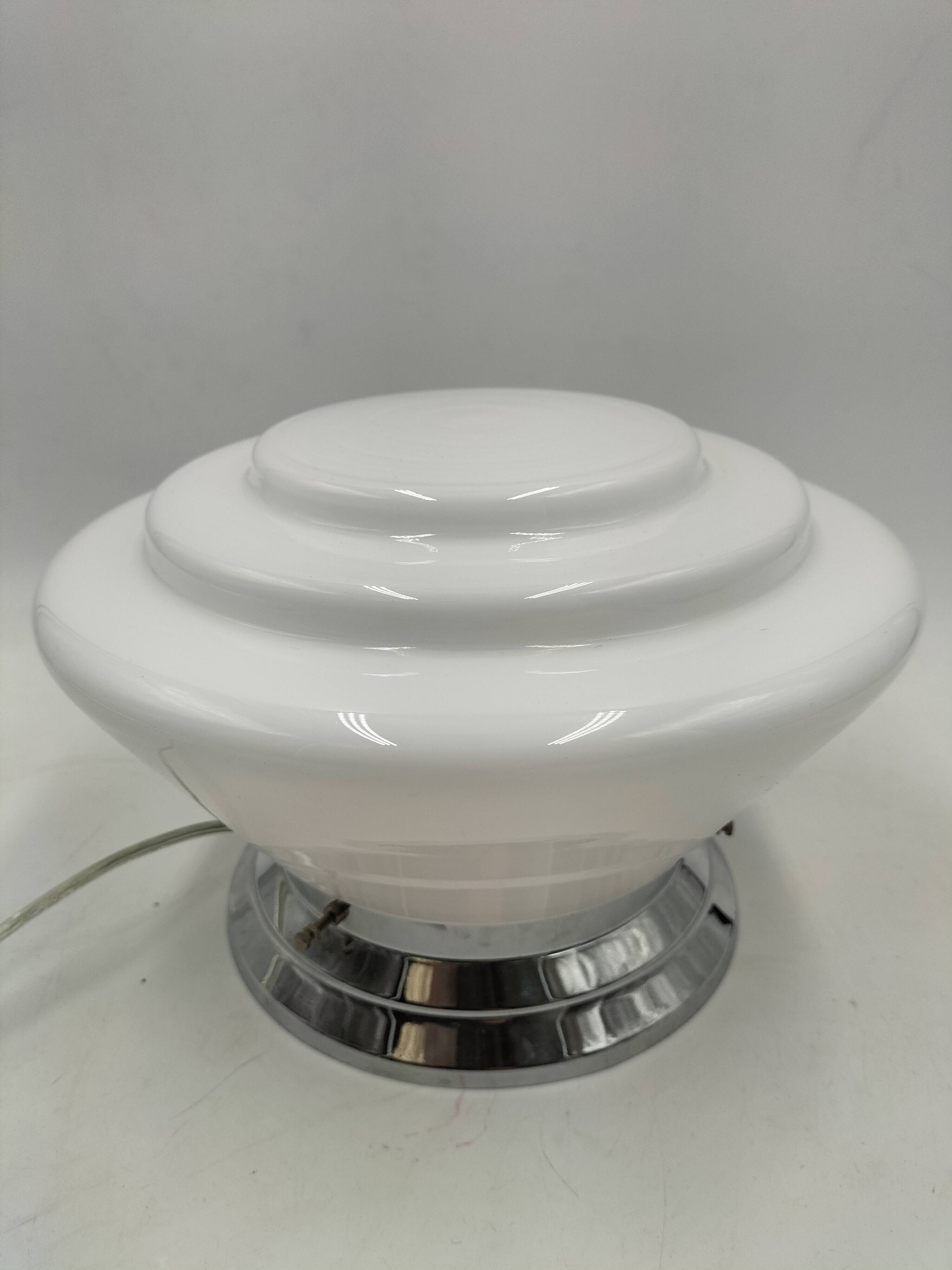 Art Deco Opaline Lamp