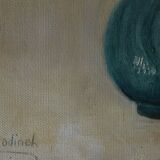 G. Godinet "still life with carnation"