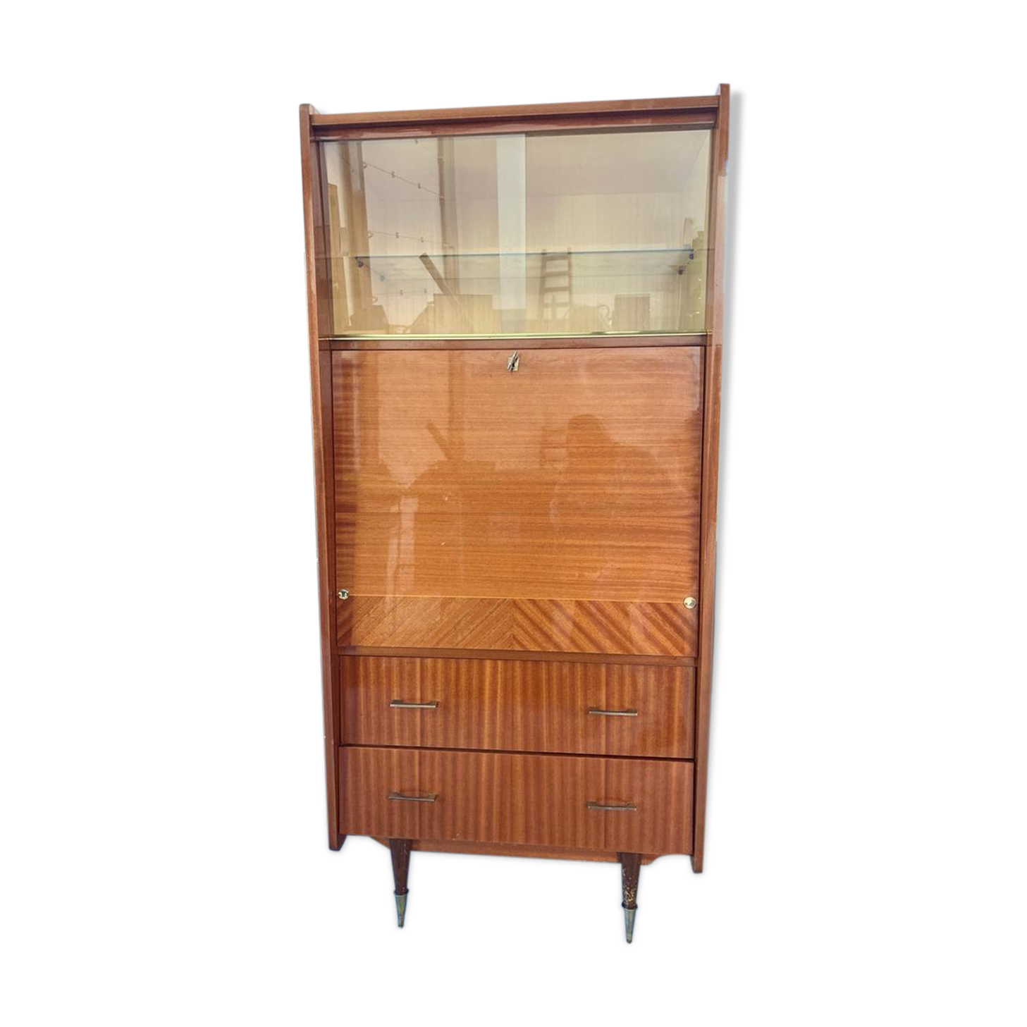 Vintage wooden secretary