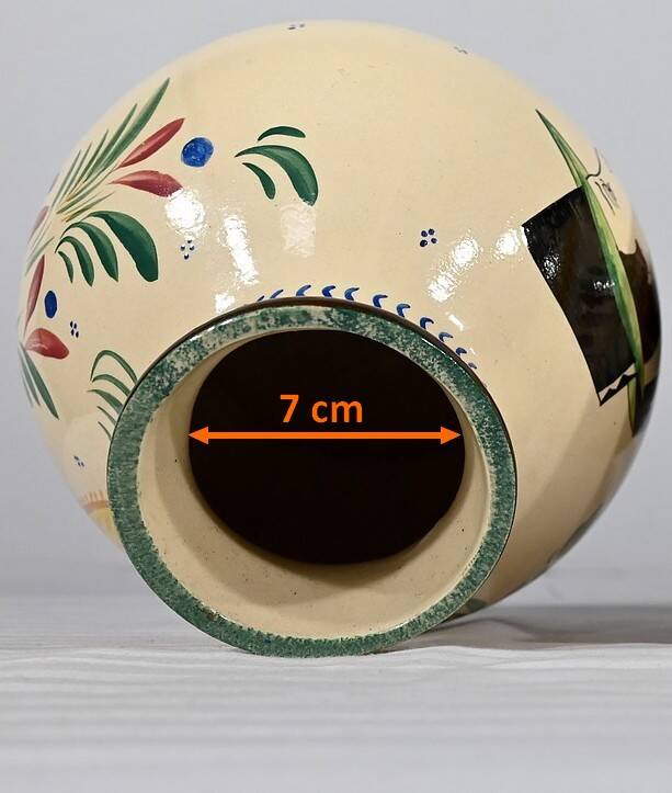 Pair of Earthenware Vases, Henriot Quimper – Mid 20th Century