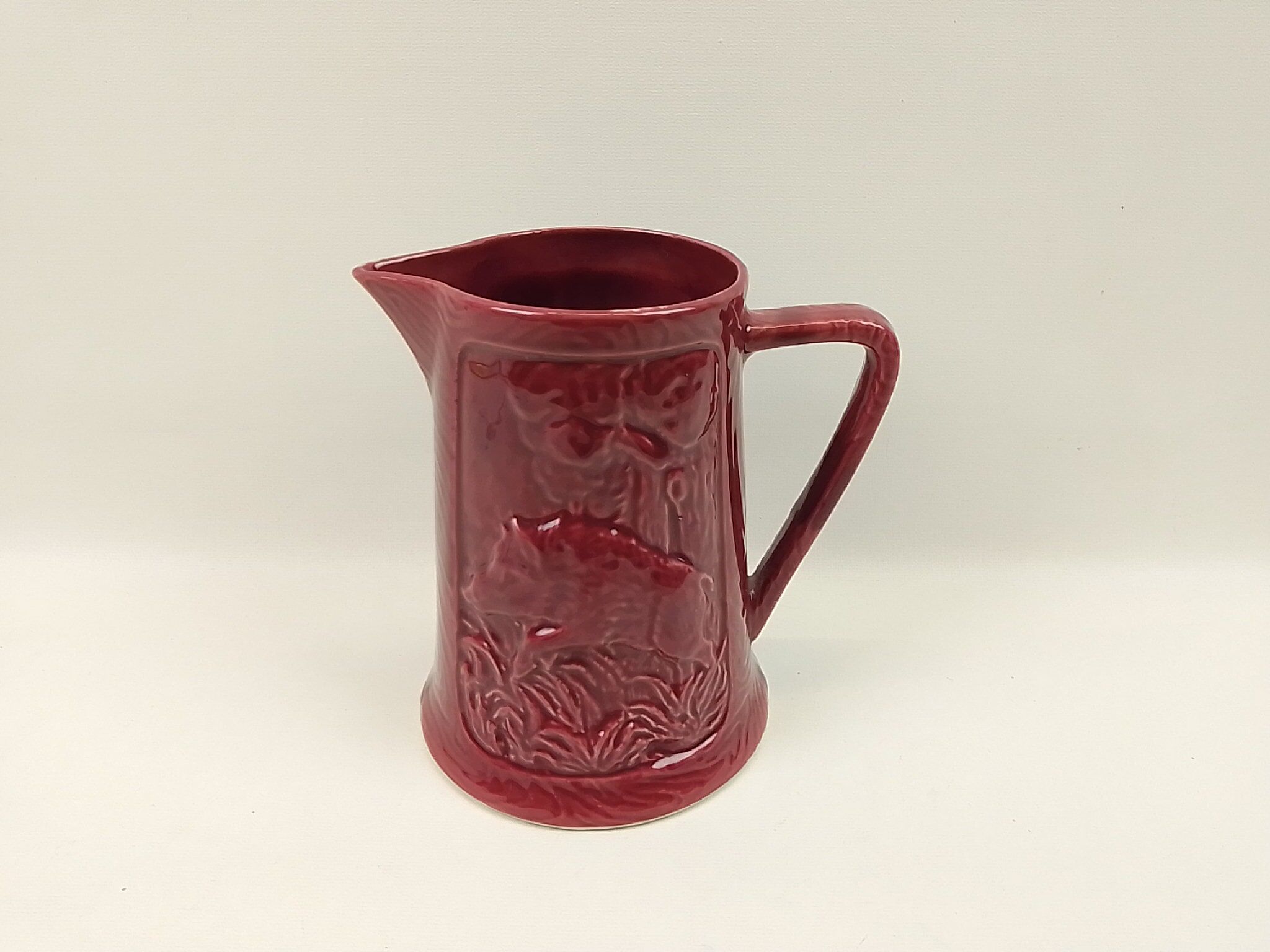 Ceramic jug decodes wild boar 17cm