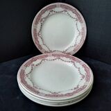 5 dessert plates Hamage Moulin des Loups Provence model