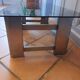 Stainless steel coffee table 1970