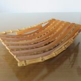 Empty pocket, bamboo basket 60s 70s