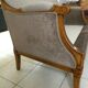 Two-seater canapé in Restoration / Louis-Philippe style – Reupholstered by an artisan.