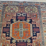 Rare tapis ancien Caucase 1910, 162x125