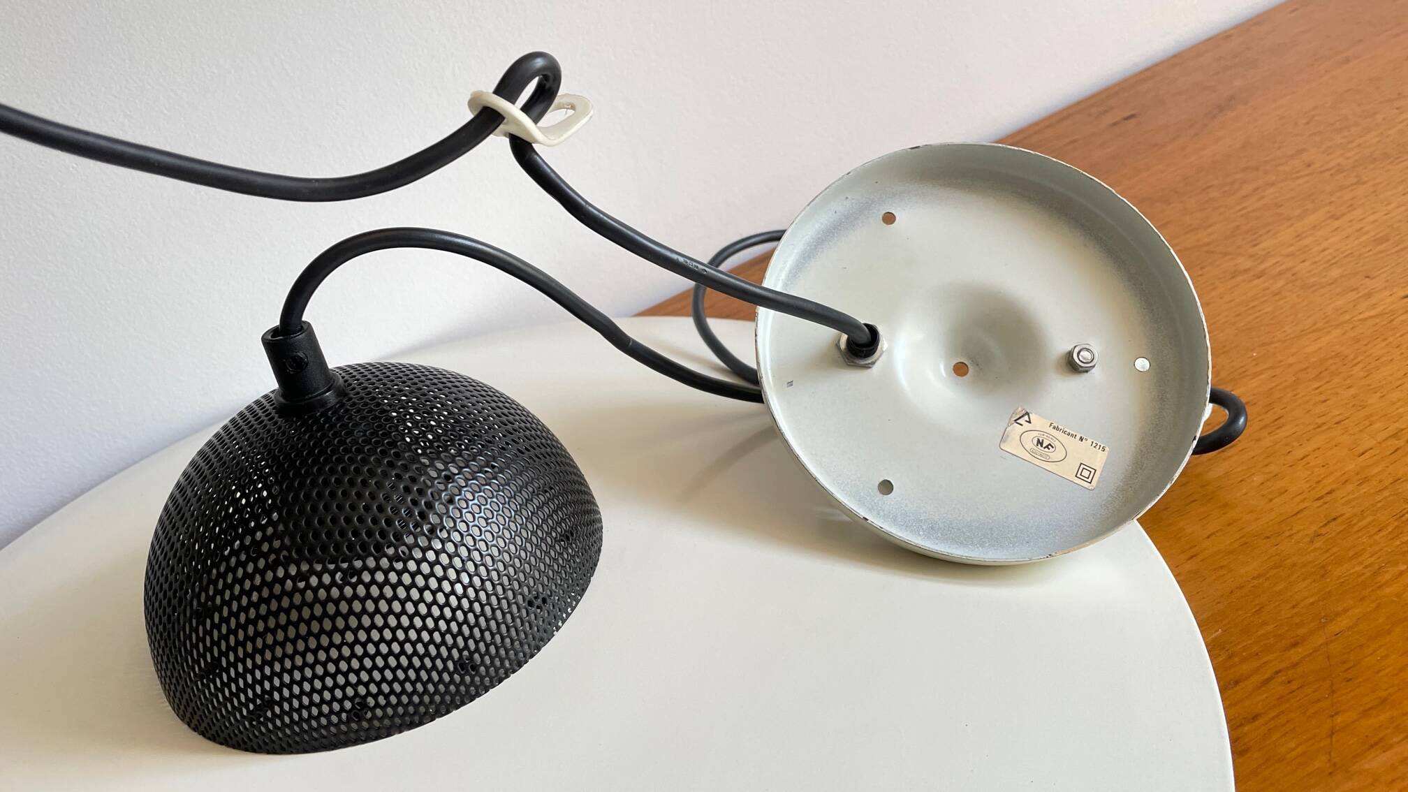 Aluminum Suspension Light, 1960s/70s