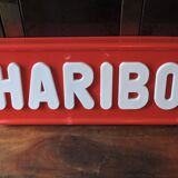 Pastic advertising sign, haribo candy