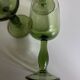 Set de 5 verres XL tulipe soufflés vert romarin