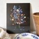 Painting on canvas bouquet of flowers signed 35 X27