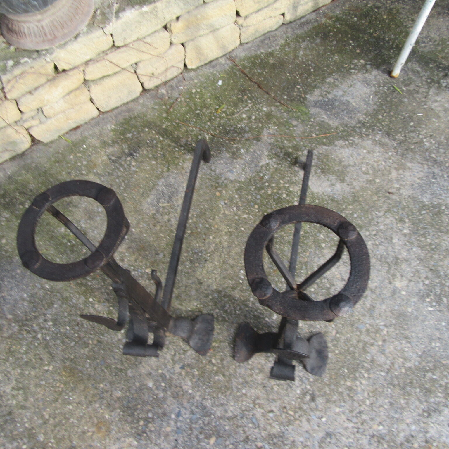 Pair of Chenets late 18th called landiers