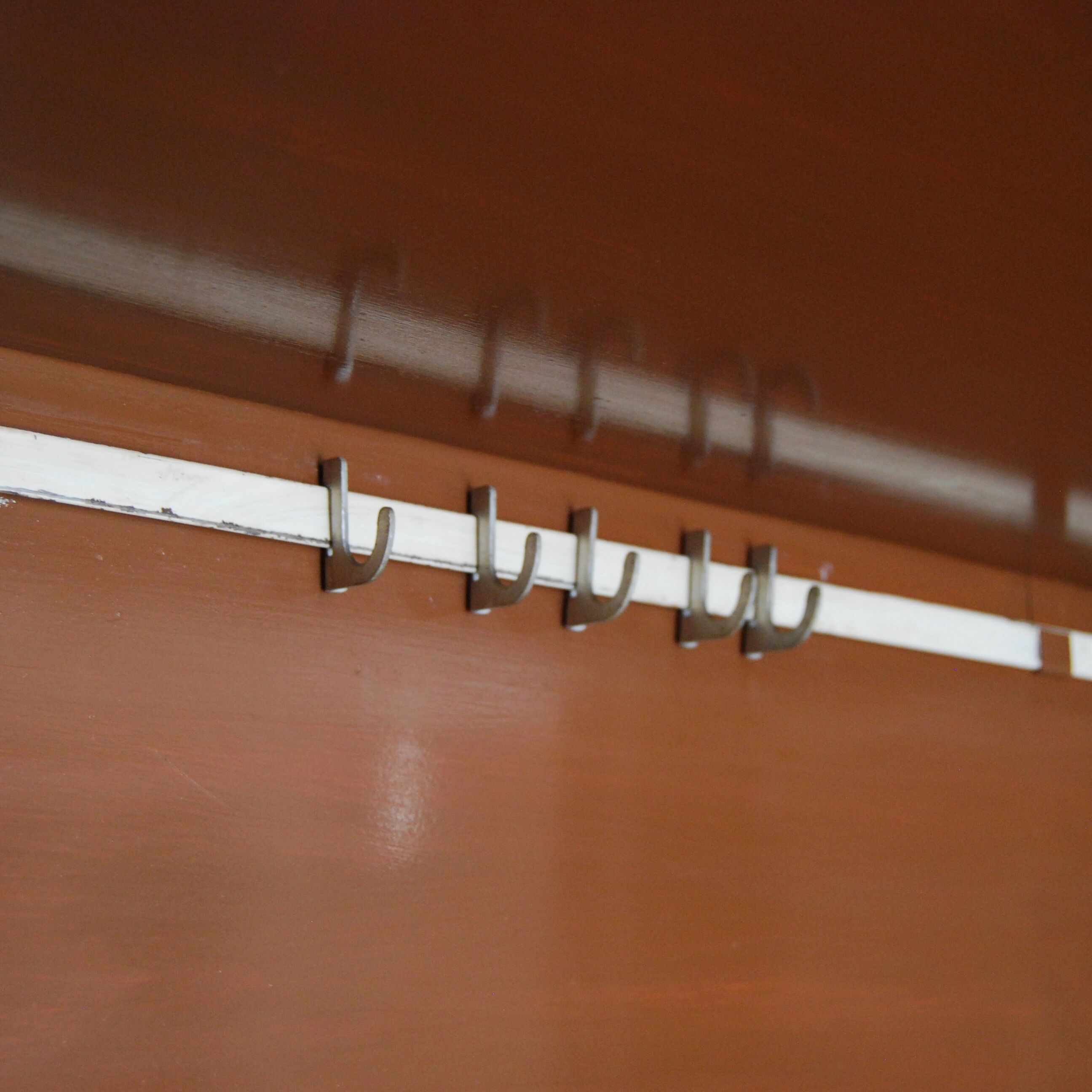 Old kitchen metal cabinet