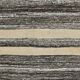 Tapis de couloir Kilim rayé marron crème 2x9, tapis de cuisine, 69x272 cm