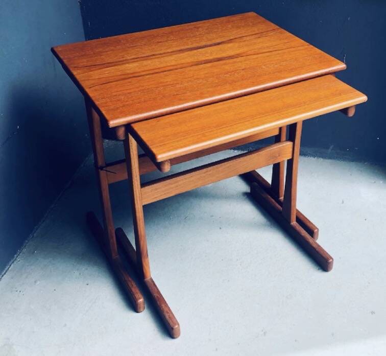 2 Danish nesting tables