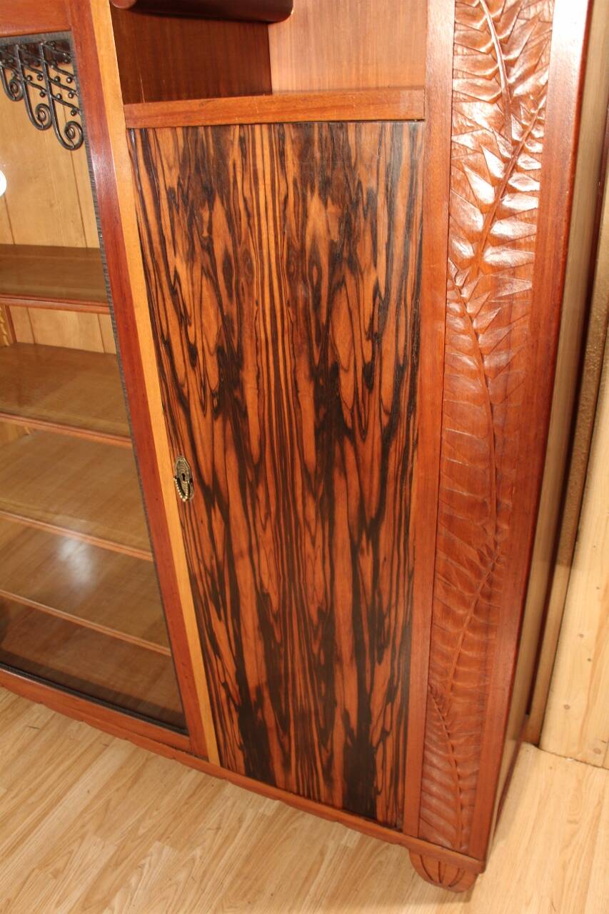 Art Deco bookcase designed by Gauthier Poinsignon