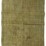 5x7 Shades Of Green Vintage Kilim Rug, 143x220Cm
