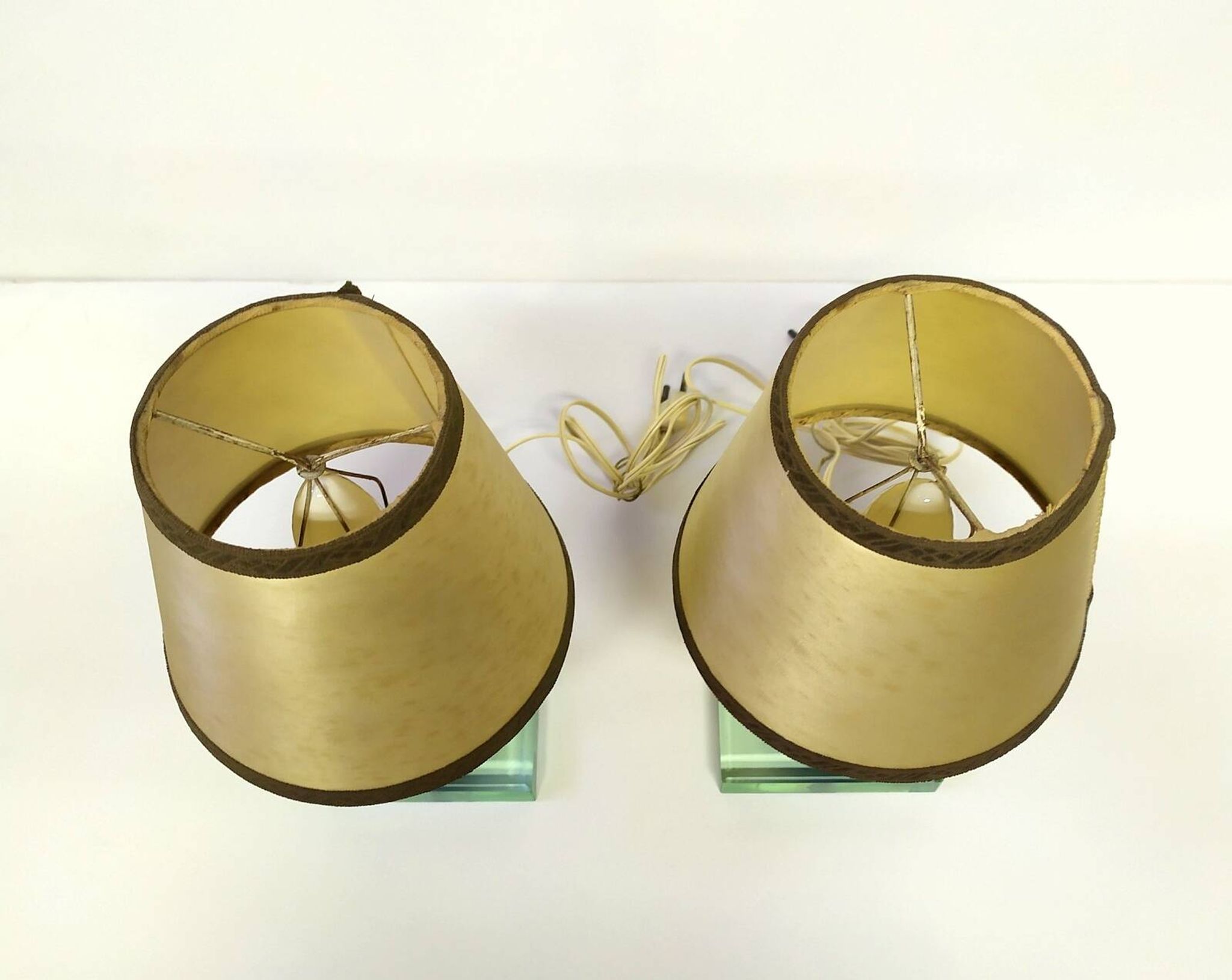 Table Lamps  Pietro Chiesa style , 1940s, Set of 2