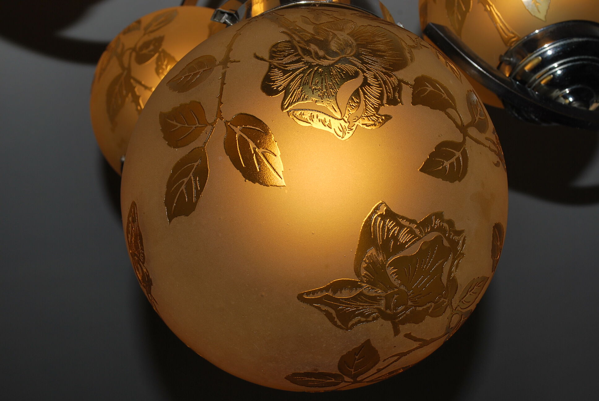 Lustre art déco signé Deveau