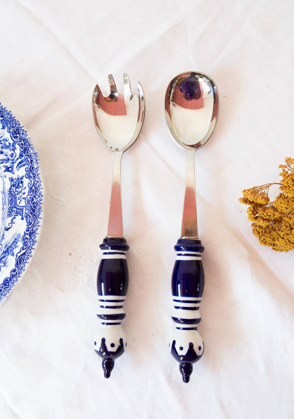 Salad cutlery set by Bjorn Wiinblad for Rosenthal Studio (NEW)