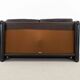 Brown leather 2-seater sofa Cassina Maralunga by Vico Magistretti