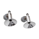 Pair of metal wall spot reflector lights