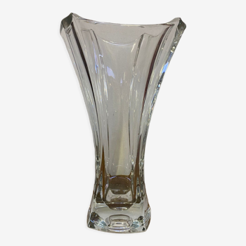 Crystal floral vase