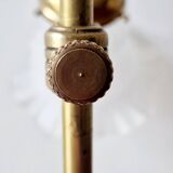 Art Nouveau bronze tulip lamp