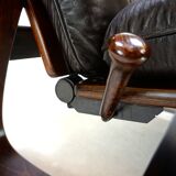 Westnofa The Panter leather lounge chair by Arnt Lande, 1970