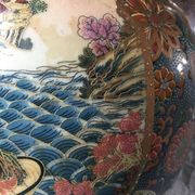 Antique Satsuma porcelain vase, Japan, late 19th-early 20th century