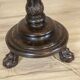 Early 20th-Century Chippendale Floor Lamp on Brown Wooden Base