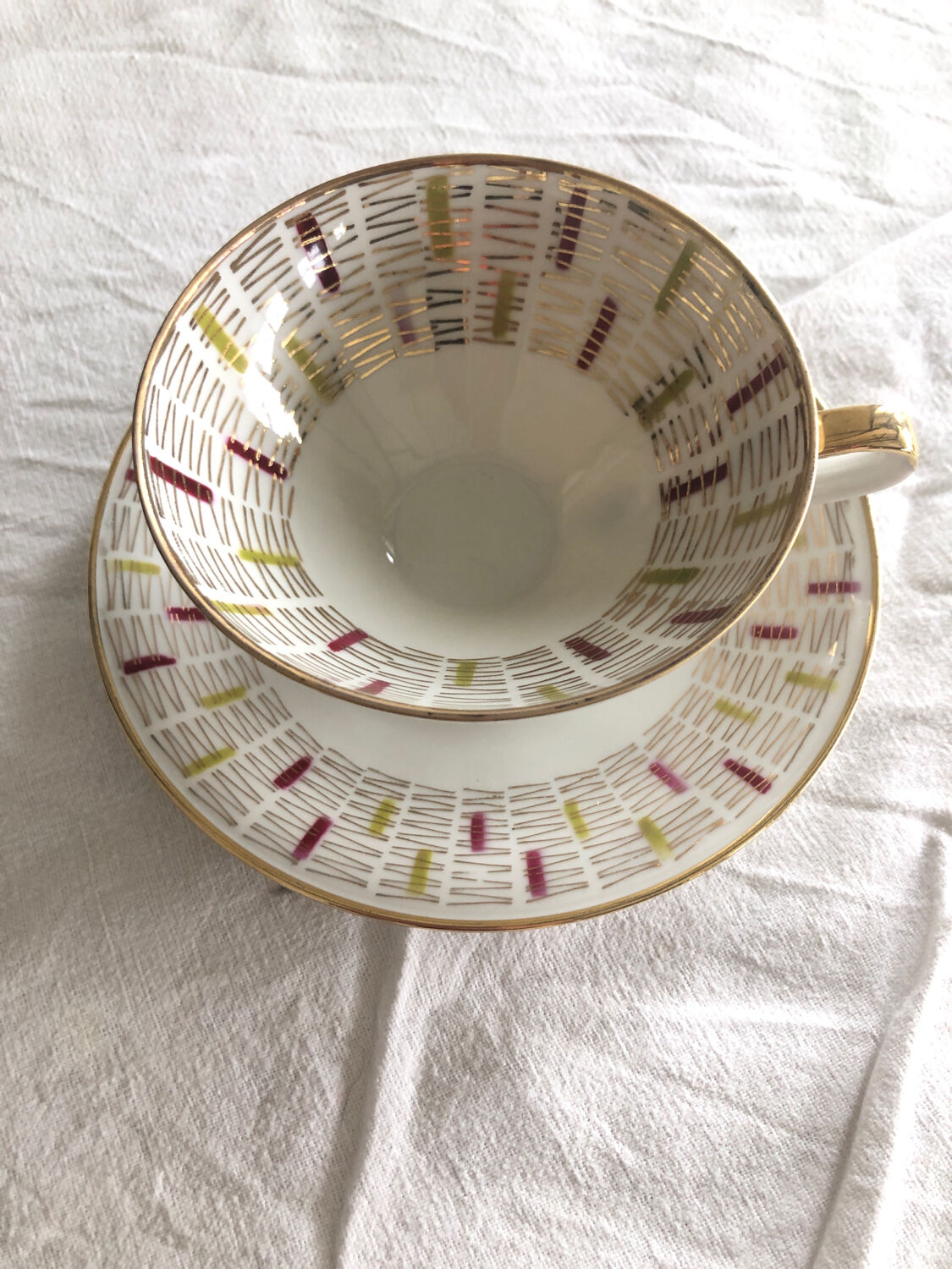 Set for tea cups under cups plates Bavaria Germany