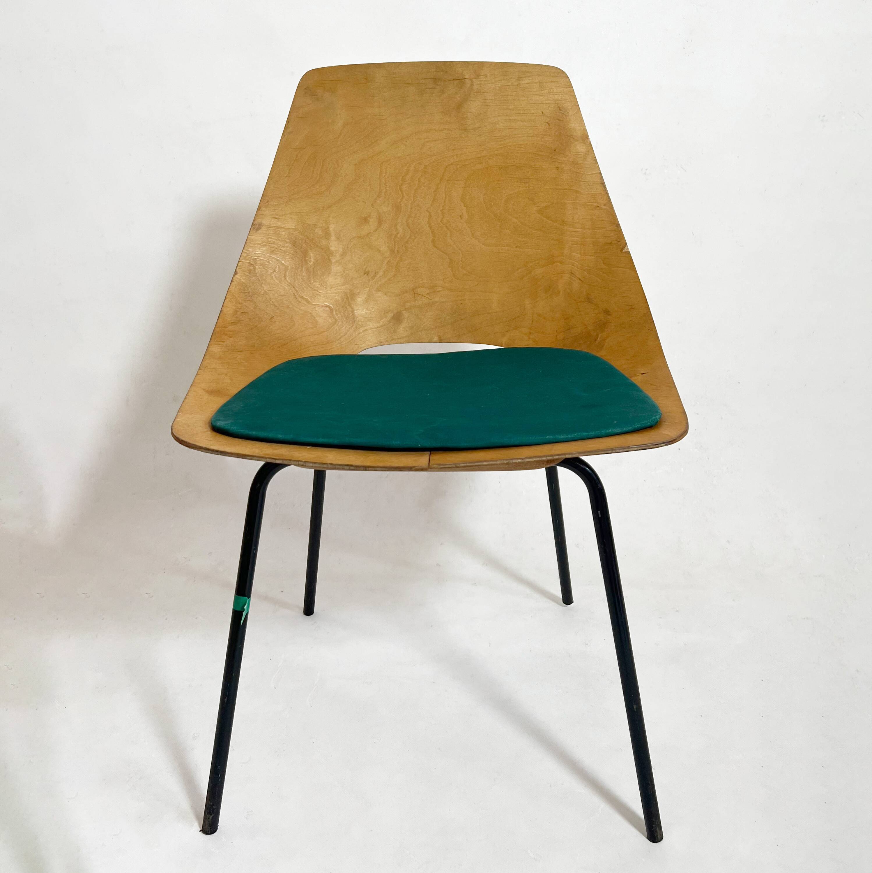 Pierre Guariche, Tonneau chair no. 3, 1950s.
