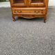 Louis XV display cabinet in solid wood from the 1970s.