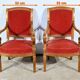 Pair of Cherry Wood Armchairs, Louis Philippe Period – 1st Part 19th