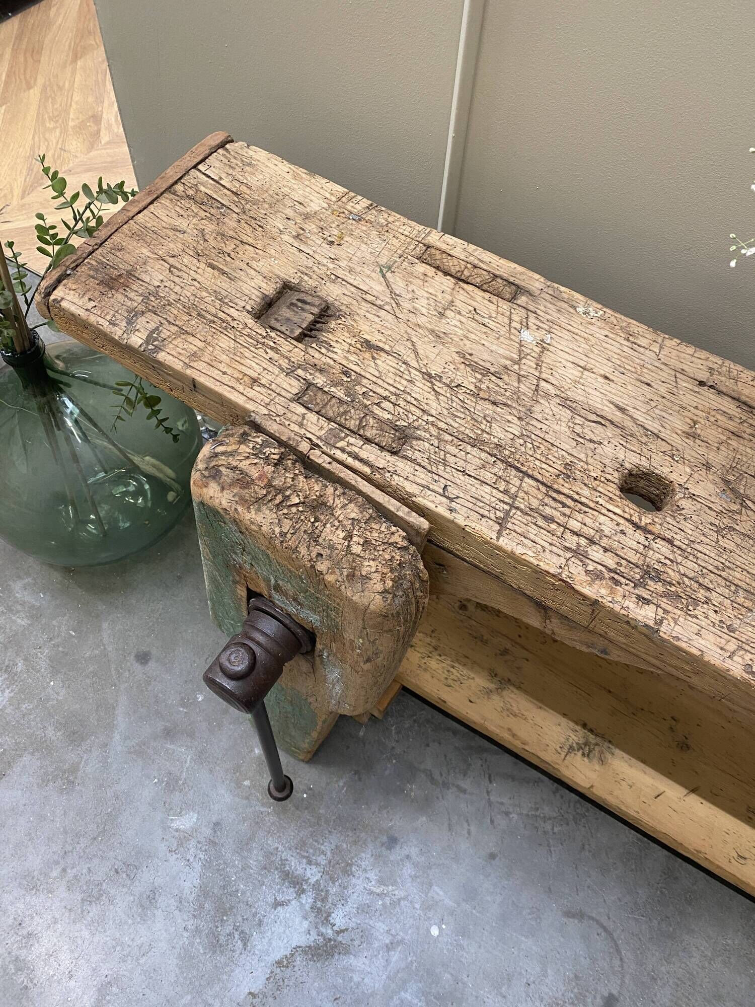 renovated carpenter's bench