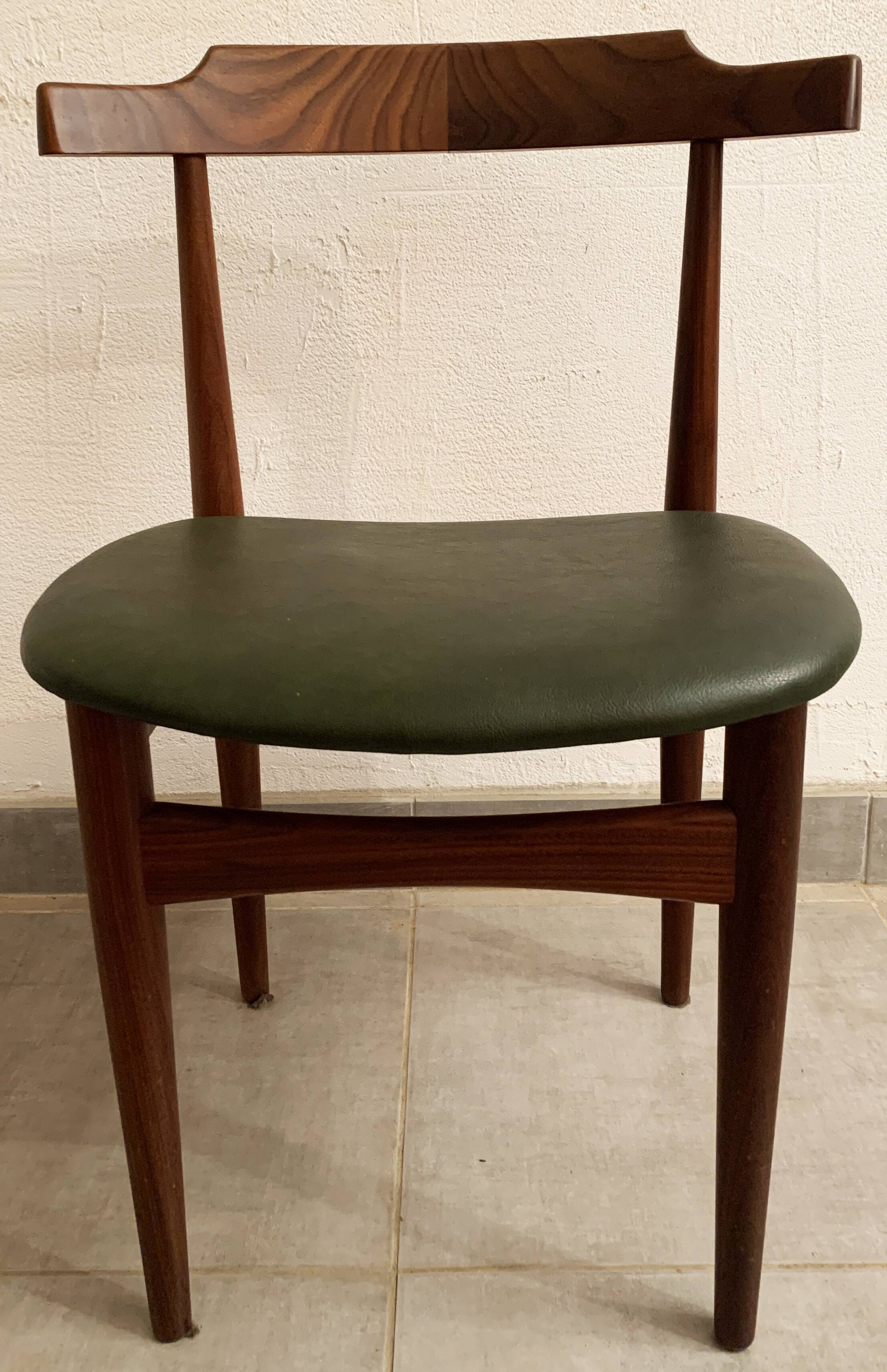 Ensemble de 6 chaises danoises de Hans Olsen pour le fabricant Frem Røjle