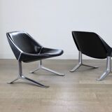 Pair of Knut Hesterberg lounge chairs, Germany 1971